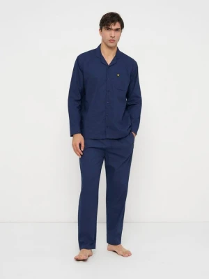 Piżama Lyle & Scott granatowy