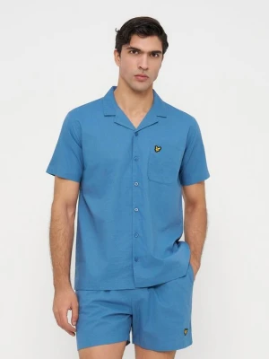 Zestaw bielizny nocnej Lyle & Scott niebieski