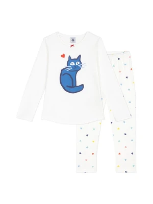 Zestaw bielizny nocnej Petit Bateau biały