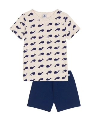 Zestaw bielizny nocnej Petit Bateau granatowy