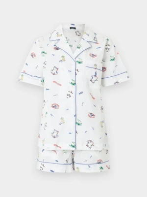 Zestaw bielizny nocnej Polo Ralph Lauren mleczny