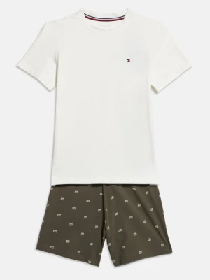 Zestaw bielizny nocnej Tommy Hilfiger biały
