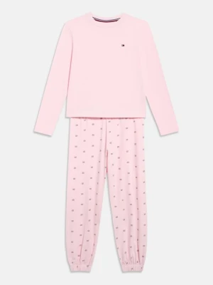 Zestaw bielizny nocnej Tommy Hilfiger jasnoróżowy