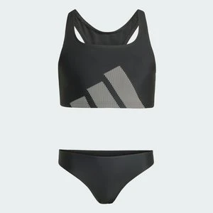 Zestaw bikini dla dzieci z dużym logo i tyłem typu C-back Adidas