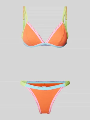 Zestaw bikini z fakturowanym wzorem model ‘TANEOFIABA SANTACOLOR’ banana moon