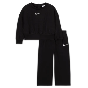 Zdjęcie produktu Zestaw bluza i spodnie dla niemowląt Nike Shine (12–24 M) - Czerń
