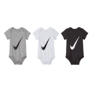 Zestaw body dla niemowląt (0-6 M) Nike (3 szt.) - Biel