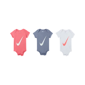 Zestaw body dla niemowląt (0-6 M) Nike (3 szt.) - Różowy