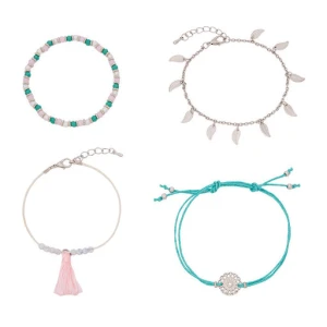 Zestaw bransoletek Acccessories 1W8-004-SS20 Zielony