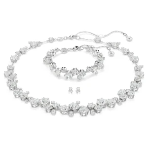 Zestaw Constella, Szlify różnorodne, Biały, Powłoka z rodu Swarovski