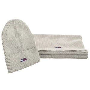Zdjęcie produktu Zestaw prezentowy czapka i szalik Tjw Flag Beanie And Scarf AW0AW15482 P03 (TH949-a) Tommy Hilfiger