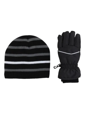 Zestaw czapki i rękawic śnieżnych Isotherm Kids z futrzaną podszewką - Black Mountain Warehouse