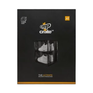 Zestaw dwóch pudełek na buty Crep Protect The Ultimate Sneaker Storage Box CP009 Czarny