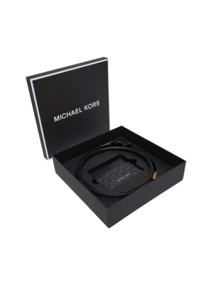 Zestaw etui na karty i pasek MICHAEL Michael Kors 39S4LBLY6B Czarny