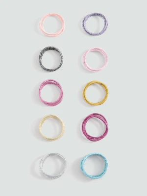 Zestaw gumek do włosów różowy - Dzieci - Rozmiar uniwersalny - MANGO KIDS