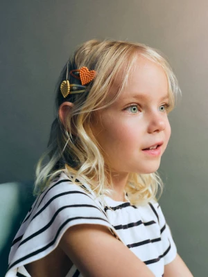 Zestaw gumek i spinek różowy - Dzieci - Rozmiar uniwersalny - MANGO KIDS
