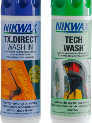Zestaw impregnatów Tech Wash + TX.Direct Wash-IN 2x300ml Nikwax
