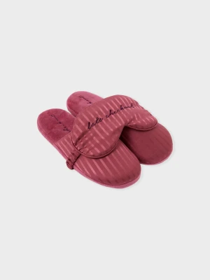 Zestaw kapci mules i maski Etam