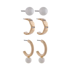 Zestaw kolczyków Aldo Cirahar 14088473 Złoty