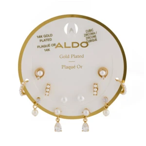 Zestaw kolczyków Aldo Venue 13995096 Złoty