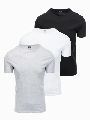 Zdjęcie produktu Zestaw koszulek bawełnianych 3-pak - mix V2 - Rozmiar: XL Ombre Clothing