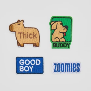 Zestaw naszywek z kapibarą i psem House