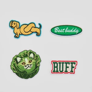 Zestaw naszywek z kotem i psem House