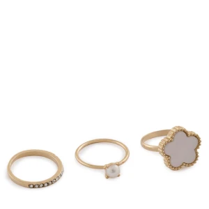 Zestaw pierścionków Aldo Legoweth 13995111 Złoty