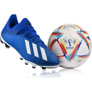 Zestaw piłkarski buty piłkarskie korki X 19.3 MG + piłka Al Rihla Training 5 Adidas