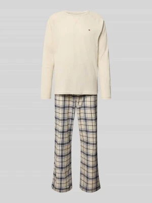 Zestaw piżamowy o kroju regular fit z mieszanki bawełny Tommy Hilfiger