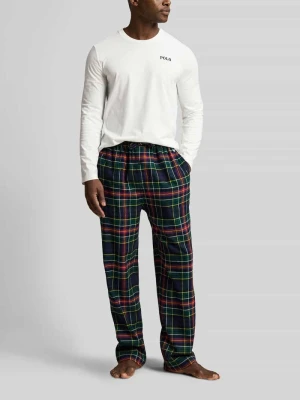 Zestaw piżamowy z czystej bawełny Polo Ralph Lauren Ciemnozielony