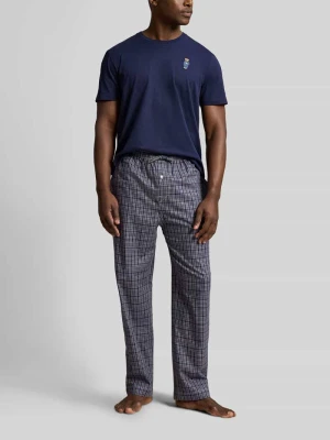 Zestaw piżamowy z czystej bawełny Polo Ralph Lauren Granatowy