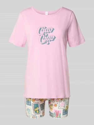 zestaw piżamy o kroju regular fit z nadrukiem z motywem SKINY