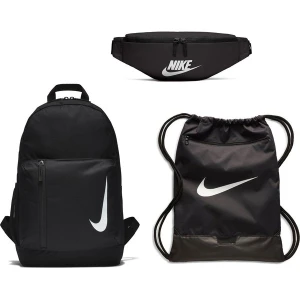 Zestaw: plecak Academy Team Junior 22L + worek Brasilia 9.0 + saszetka Heritage Hip Nike
