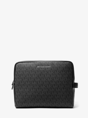 Zestaw podróżny Hudson z charakterystycznym logo Michael Kors CZARNY (Czarny)