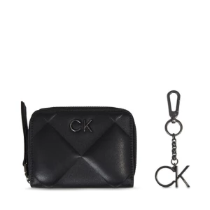 Zestaw portfel i brelok Calvin Klein Ck Quilt Wallet Md/ Key Chain K60K611329 Ck Black BAX