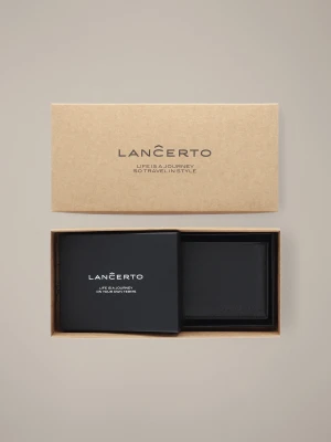 Zestaw Portfel Skórzany Plus Pudełko Prezentowe Lancerto