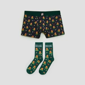 Zestaw prezentowy: bokserki i skarpetki z motywem kapibar House