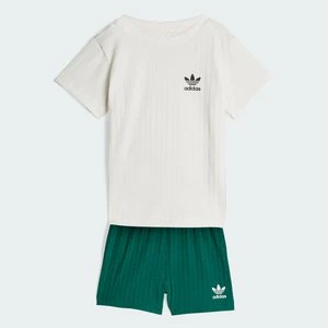 ZESTAW REGULAR WIDE RIB SHORT T-SHIRT Adidas