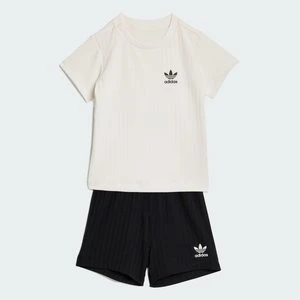ZESTAW REGULAR WIDE RIB SHORT T-SHIRT Adidas