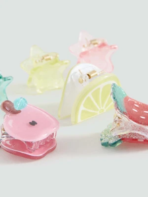 Zestaw spinek do włosów czerwony - Dzieci - Rozmiar uniwersalny - MANGO KIDS