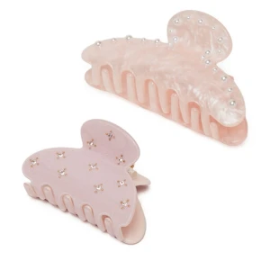 Zestaw spinek do włosów Pieces Pclala 2-Pack Hairshark 17156122 Różowy