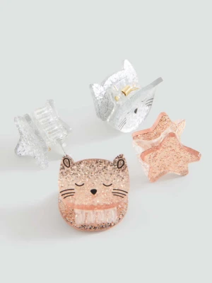 Zestaw spinek do włosów złoty - Dzieci - Rozmiar uniwersalny - MANGO KIDS