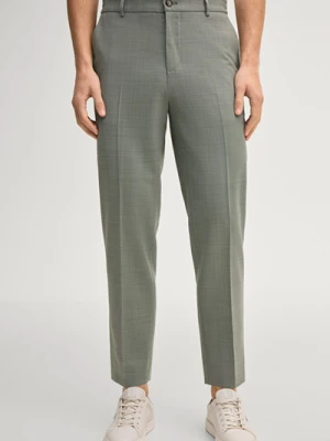 Zestaw spodni garniturowych River w kolorze zielonym melanżowym Joop