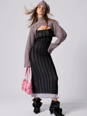 ZESTAW SWETER I CZAPKA DZIANINA Desigual