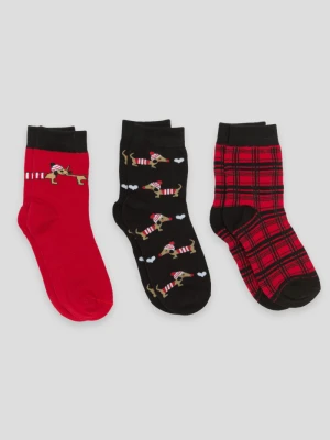 Zestaw świątecznych skarpet 3-PAK Reporter