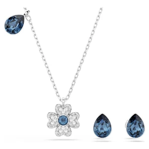 Zestaw Symbolica, Koniczyna, Niebieski, Powłoka z rodu Swarovski