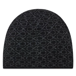 Zestaw Szalik i Czapka Calvin Klein Gs Monogram Scarf+Beanie K50K511026 Czarny