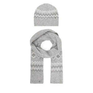Zestaw Szalik i Czapka Guess W5PZ18 Z3LQ0 Szary