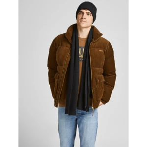 Zestaw Szalik i Czapka Jack & Jones 12163827 Czarny
